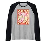 Photo Gallery anime axolotl mangiare ramen amante retrò stile giapponese maglia con maniche raglan Photo Gallery anime axolotl mangiare ramen amante retrò stile giapponese maglia con maniche raglan