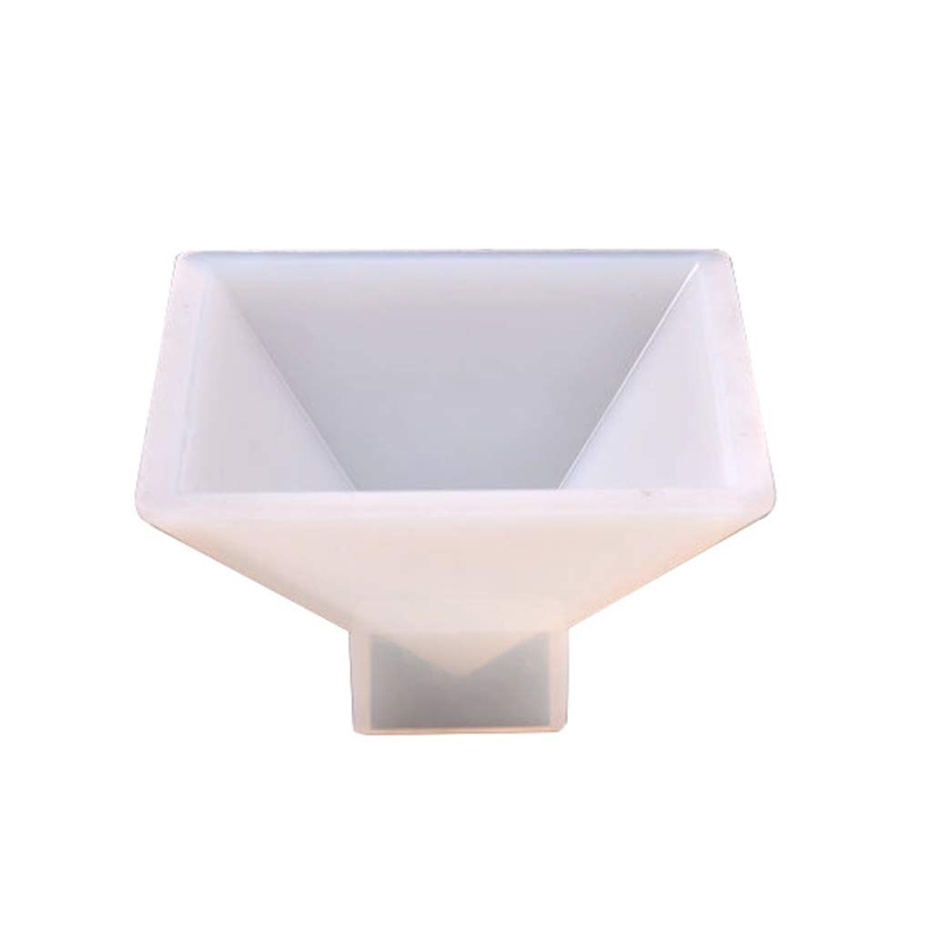NIHENHAO Pyramid Epoxy Molds Transparent Silicone Mould Dried Flower UV Resin Decorative Craft Handmade Jewelry Making Alloy