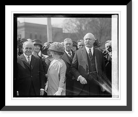 Historic Framed Print, Weeks at Key Tablet unveiling, 4/21/24, 17-7/8"