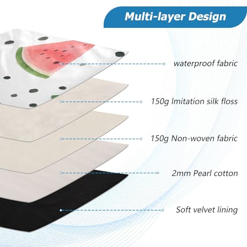 Funda para portátil 13-14 pulgadas Watermelon Watercolor protectora miniatura 4