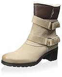 manas schuhe damen Leder Manas Damen Valentina Kurzschaft Stiefel, Braun (Cognac), 40 EU