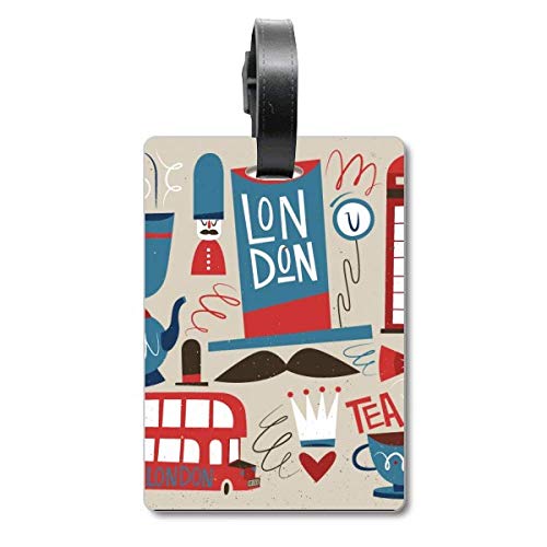 Étiquette pour valise motif bus britannique Big Ben pour ne plus rater vos bagages