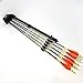 QUIVALIZER - 5 Arrow w/Adjustable Gripper - Molded Hood w Carbon Tube (Black)