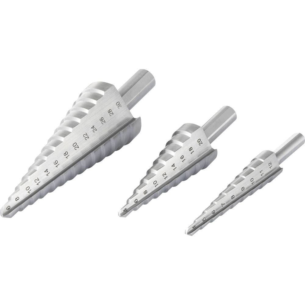 HSS Stufenbohrer Set Pattfield 3 Tlg