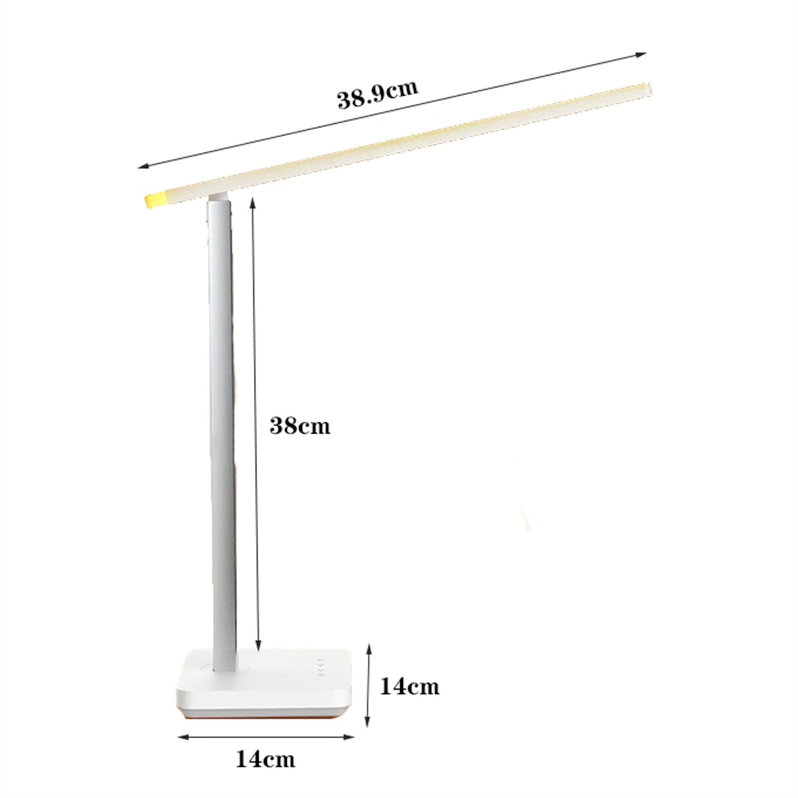 Lampade da lavoro Lampada da scrivania a LED for ufficio domestico, lampada da scrivania dimmerabile a 3 livelli, luce da lettura plug-in da 12 W, controllo touch, luce notturna, timer di spegnimento