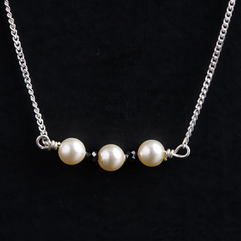 Image of House Of Aadyaa Handmade Silver Mangalsutra for Women | Made in 92.5 Silver | Silver Gifts for Women