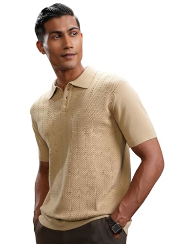 Image of Highlander Men's Polo Tshirt | Flat Knit | Regular Fit | Polo T-Shirt for Man