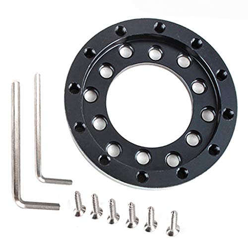 Steering Wheel Socket Ring, 2.75″ Pitch-Row Sim Racing Video Sport Accent, Actual Automotive Steering Wheel Conversion Package, Aftermarket Adapter Suitable with Logitech G25 G27, Sparco Momo 70mm PCD