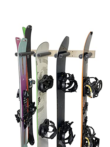 Vertical Ski and Snowboard Storage Rack (6 Slots) (1 Slot)