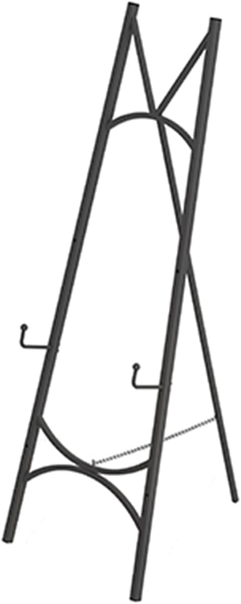 Künstlerstaffelei, Metallstativ, Staffelei zum Malen, stabil, verstellbar, Zeichenständer für Erwachsene, Anfänger oder professionelle Künstler (Schwarz, 120 cm)