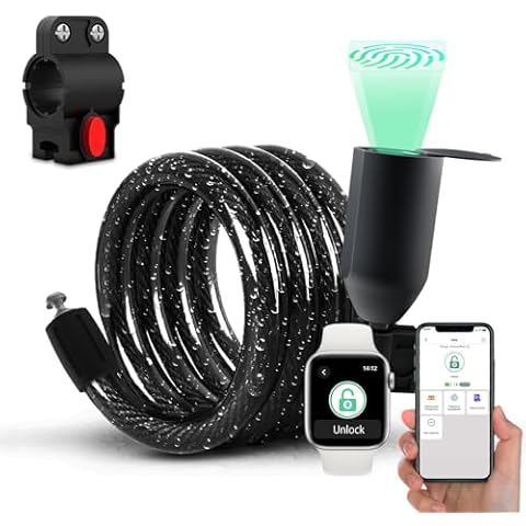 Dhiedas Fingerprint Bike Cable Lock Cover