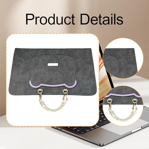 Funda para Laptop 13 pulgadas Resistente a Golpes Gris miniatura 3