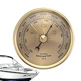 Fischereibarometer - Druckwechselanzeige | BAROMETRISCHER DRUCKEMAGE | Wetterindikator Für Externe Wanderwanderungsfischerei Hunting Lake Surfen Bootcamping