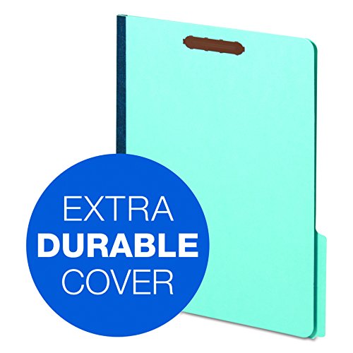 Pendaflex Pressboard Fastener Folders, Letter Size, Light Blue, 2 Expansion, 1/3 Cut, 25/BX (61542)