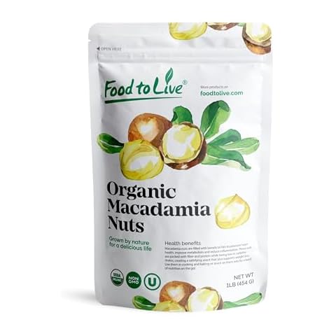 Food to Live Organic Macadamia Nuts Cover