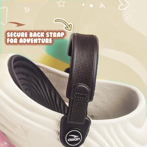 Image of ASIAN Hoogly-02 Kids Clogs with Lightweight Design, Soft Cushioning | Breathable, Flexible, Anti-Slip Grip, Comfortable for Playtime, Travel