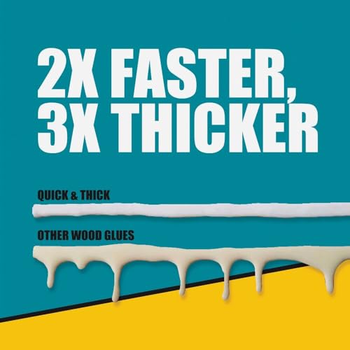 Image of Titebond 2403 8OZ Quick & Thick Glue, 8 oz, Clear