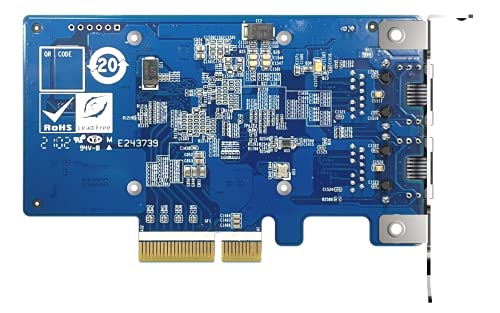 Image of QNAP QXG-10G2T-X710 Two Port 10GbE Network Card with SR-IOV and iSCSI, Block-Based and Supports Multiple Virtual Disk Modes