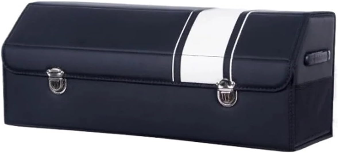 Car Trunk Storage Organizer Box Compatible For Chery EXEED RX TXL VX Large Capacity Multiuse Tools Folding Emergency Stowing Tidying Bag(25 Large Black)