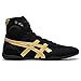 ASICS Men's DAN Gable EVO 3 Wrestling Shoes, 8.5, Black/Rich Gold