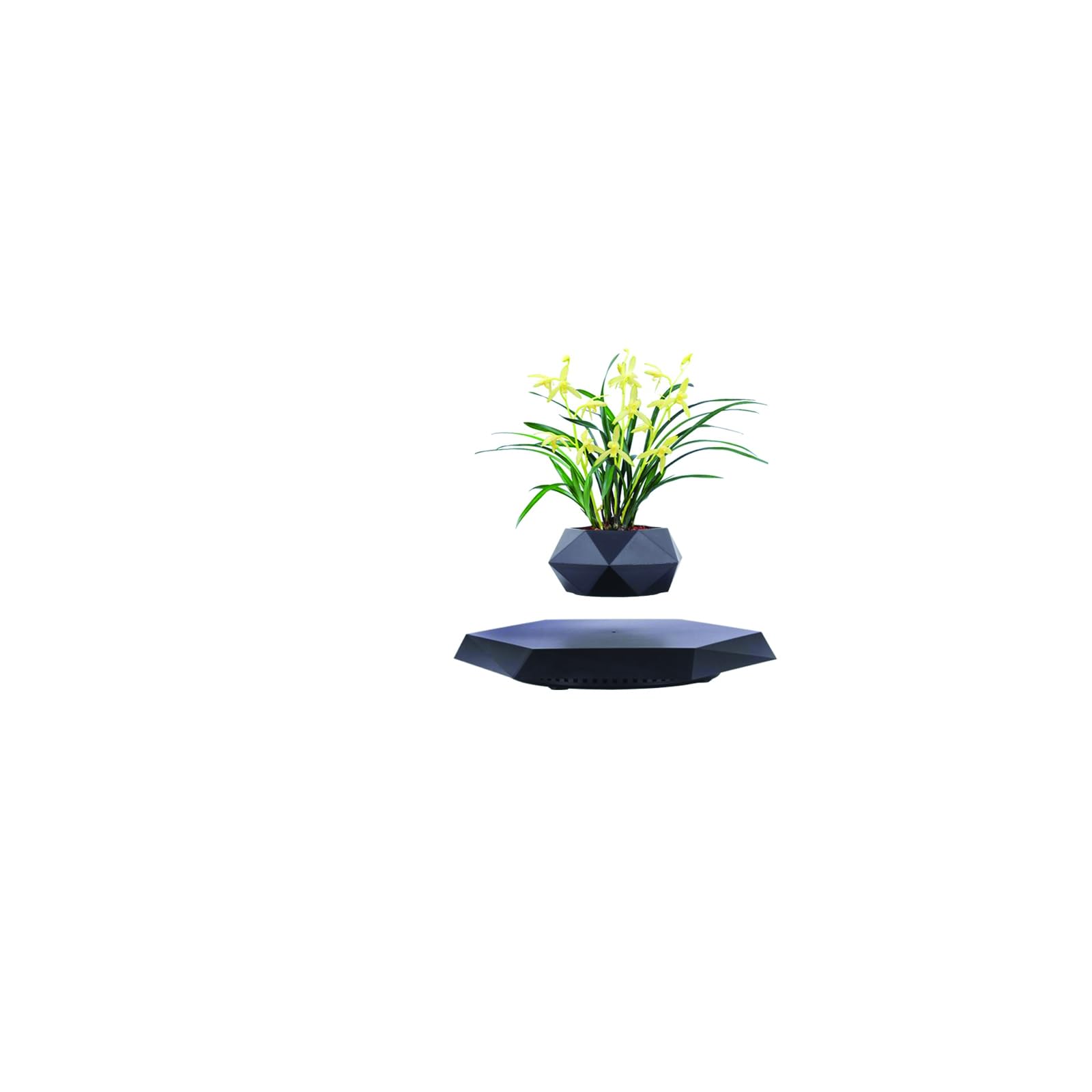 NTPHNB Floating Flower Pot, Magnetic Floating Plant, Floating Plant Pot, Magnetic Levitating Plant Pot ，Modern Hanging Planter, Planter