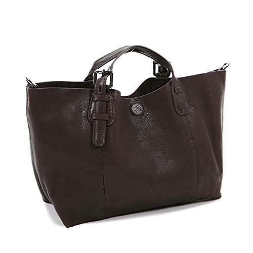 Abbacino bolso shopper pequeño de piel en marrón Cover