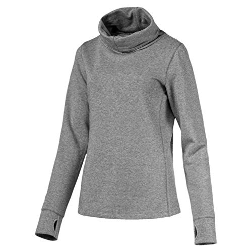 Preisvergleich Produktbild PUMA Damen W Cozy Pullover, Medium Gray Heather, L