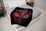 Jay Franco Kids Disney Spiderman Miles Morales Pluszowy kocyk – 130x150cm Miękki i przytulny koc polarowy do sypialni i na sofę, oficjalny produkt licencjonowany, czarny