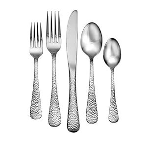 Liberty Tabletop Providence 45 Piece Flatware Set Service for 8 Silverware Made in USA