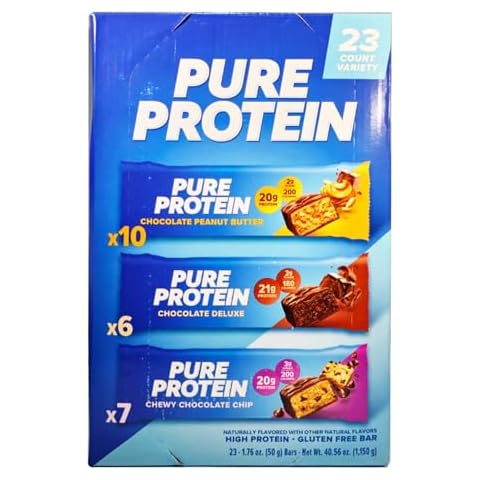 Pure Protein Bars, Variety Pack, 1.76 oz, 23-ct Cover