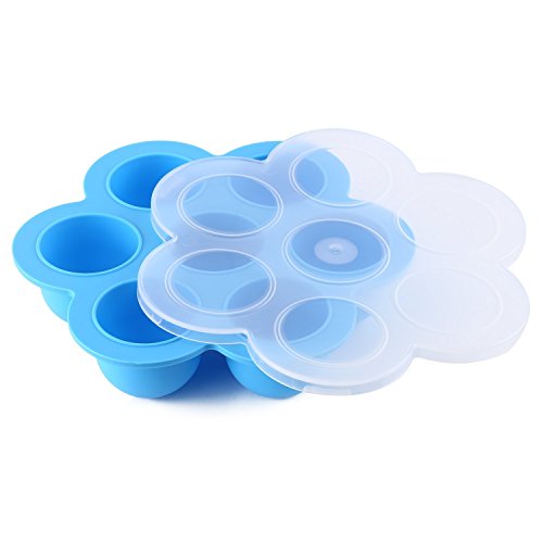 Fulu Silicone Egg Bites Molds Accessories-Fits Instant Pot 5,6,8 qt Pressure Cooker, Reusable