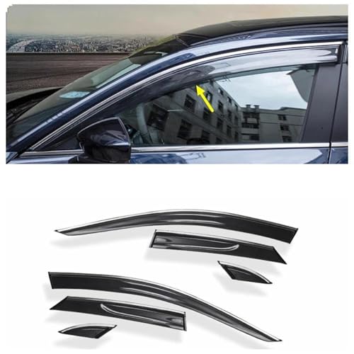 Déflecteurs de vitre latérale en ABS pour Mazda CX-30 2020-2022