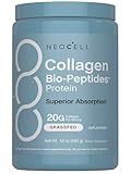 NeoCell Collagen Bio-Peptides Powder | 10oz | Super Hair, Skin, and Nails | Superior Absorption | Grassfed Protein Supplement | Advanced with 18 Essential Amino Acids