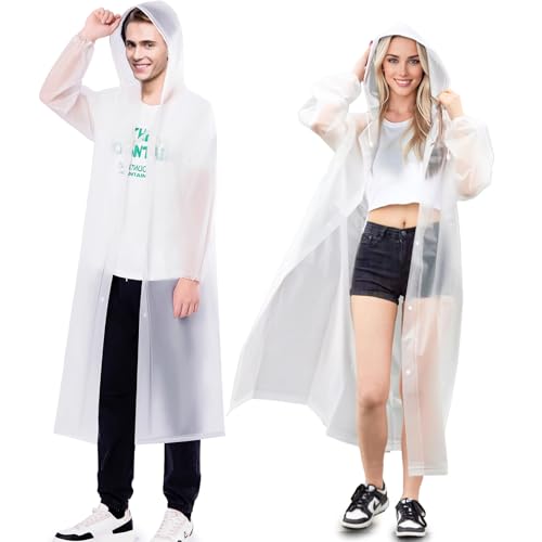XIANGLONGY Poncho Pluie Réutilisable 2 Pièces