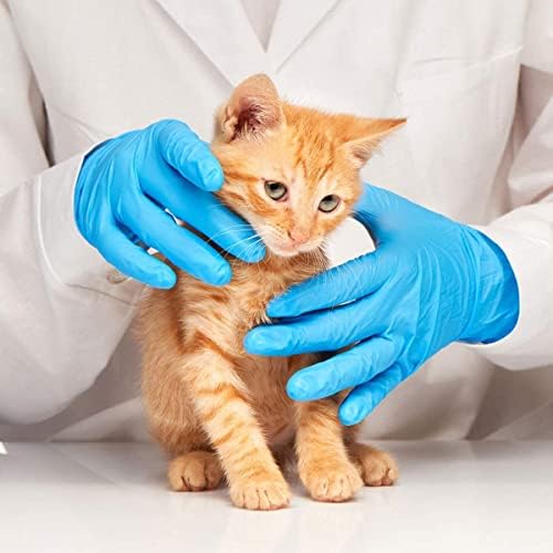 Basic Medical Blue Nitrile Exam Gloves - Latex-Free & Powder-Free - NGPF 7001(Case of 1,000), Small - Image 4