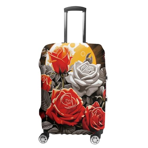 Sun-Soaked Colors Suitcase Covers Luggage Protector - Travel Elastic Baggage Case Protective, Washable Anti-scratch Large Suit Case Cover for Suitcases Fits 19-32 Inch Luggages S