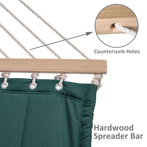 Image of SUNCREAT Replacement Hammock for Stand, 475 lbs Capacity, Dark Green