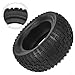 12 Inch Off Road Vacuum Tire Electric Scooter Replacement Tire Solid Rubber Heavy Duty All Terrain Scooter Wheel 12x4.50-6.5 Inch Black