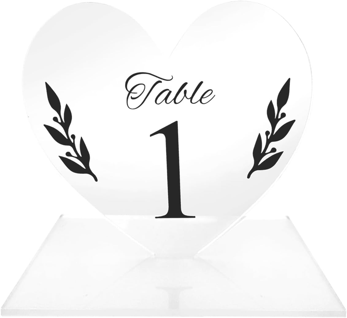 25 PCS Wedding Table Numbers , Table Numbers for Wedding