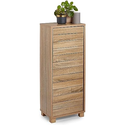 VonHaus Oak Effect Bathroom Storage Cabinet Cover