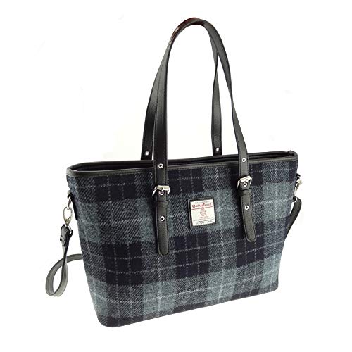 Kwh glen appin of scotland harris tweed 'spey' classic grey &…