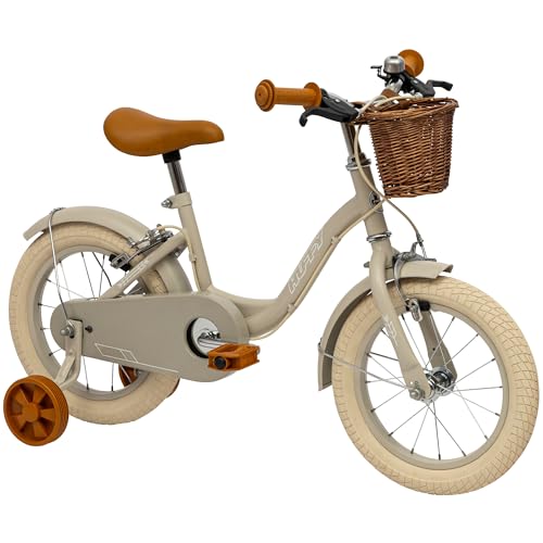 Huffy Vintage 14 Kinderfahrrad, für 4-6 Jahre, mattgrau, S, Grau
