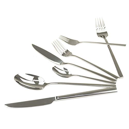 Solex Helena - Set di posate da 42 pezzi per 6 persone, con posate da pesce