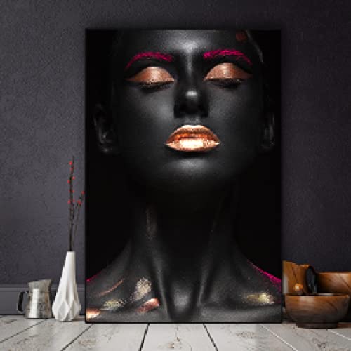 Affiches et gravures femme africaine 80x110cm pour grand mur vide