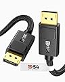 Silkland 54Gbps DisplayPort Cable 2.1 [VESA Certified], [8K@165Hz, 4K@480Hz 360Hz 240Hz] DP 2.1 Cable 16K, DP54 HDR DSC 1440P Display Port Cord Compatible G-Sync Gaming Monitor 5090 7900XTX, 6.6FT