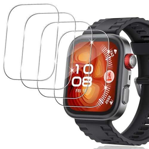 Dipos Pellicola Protettiva Per Smartwatch Judneer 1,4 Pollici – Vetro Flessibile 9H Anti-Urto – Made In Germany, 10 Anni Garanzia