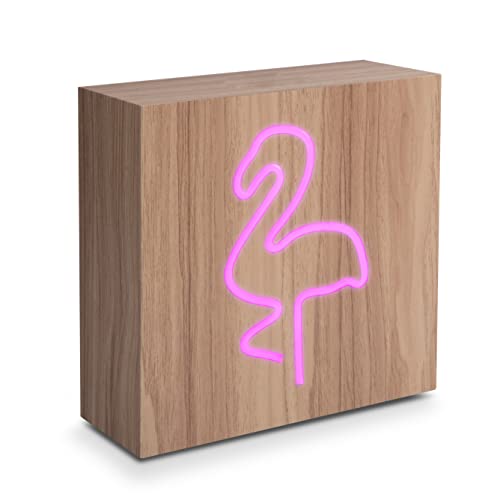 Enceinte néon LED Bluetooth BigBen ColorLight avec socle chargeur induction
