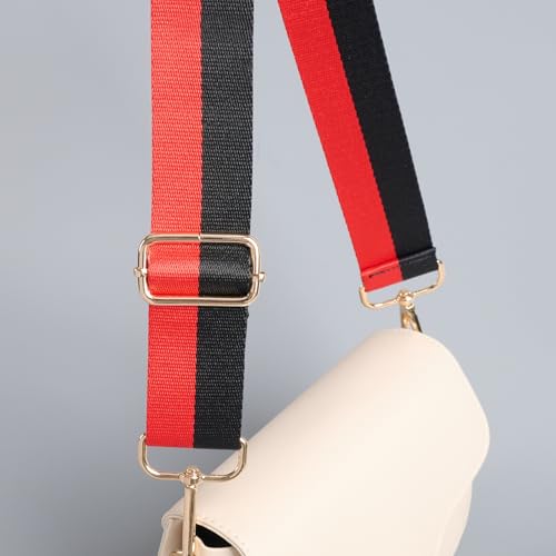 Image of chushui Woven Stripe Purse Straps,Replacement Crossbody Wide Shoulder Adjustable Strap for Bag Handbags