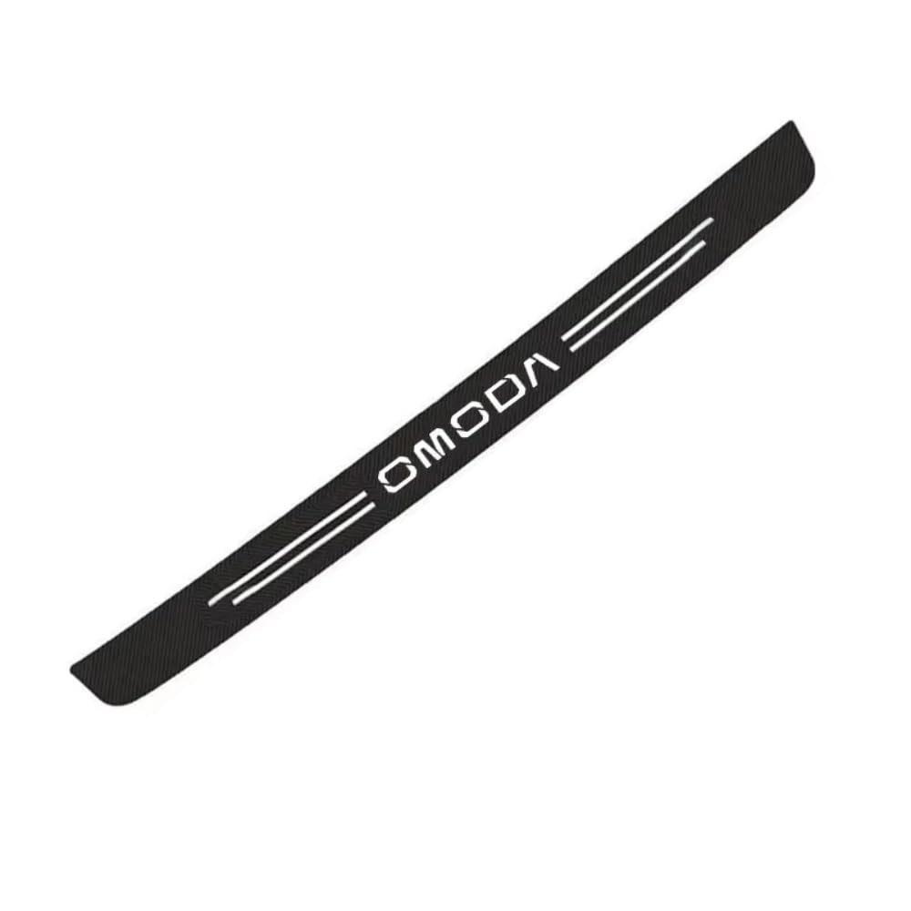 Tzsfbnf Normal Auto Boot Threshold Protection,For Chery Omoda 5 S5 O5 E5 C5 Pro Phev Car Rear Carbon Fiber Scratch Scuff Proof Guard Decorate Modeling Accessories