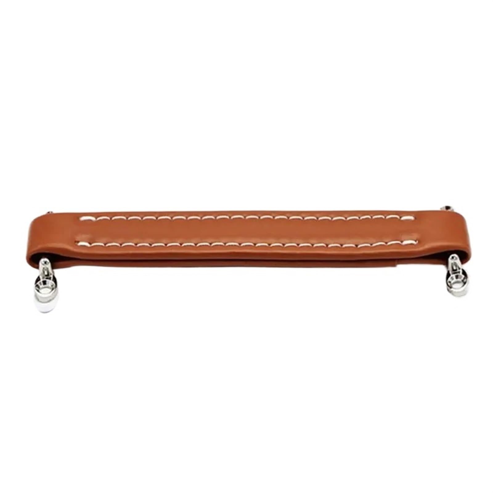 Cqahdsevf Orange Leather Drawer Pulls, Leather Furniture Handles Drawer Pulls Suitcase Cabinet Knobs Multicolor(Orange)